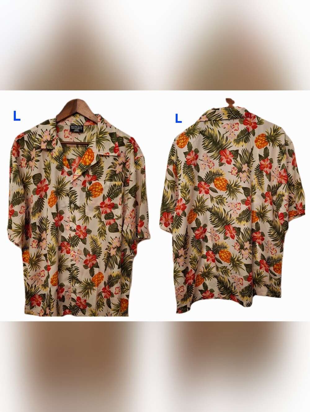 Premium Hawaiian Aloha Shirt 4-Pack Bundle – Izod, Denim & Flower, Pacific & Co. - Picture 6 of 16